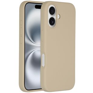 Accezz Liquid Silikoncase mit MagSafe Apple iPhone 16 - Stone