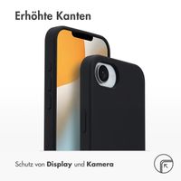 Accezz Liquid Silikoncase mit MagSafe Apple iPhone 17e / 16e - Schwarz