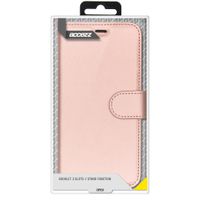 Accezz Wallet TPU Klapphülle Apple iPhone 12 Pro Max - Rosé gold