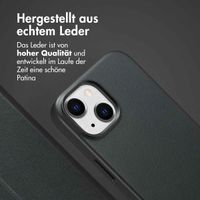 Accezz 2-in-1 Klapphülle aus Leder mit MagSafe Apple iPhone 15 - Onyx Black