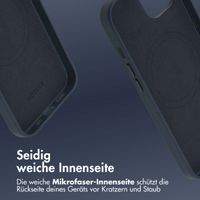 Accezz MagSafe Leather Backcover Apple iPhone 13 - Nightfall Blue