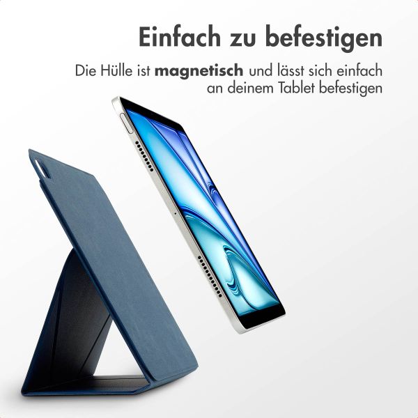 Accezz High Stand tablet case Apple iPad Air 11 Zoll (2026) M4 / (2025) M3 / (2024) M2 / Air 5 (2022) / Air 4 (2020) - Dunkelblau