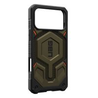 UAG Monarch Pro Backcover Apple iPhone 17 Pro Max - Kevlar Element Green