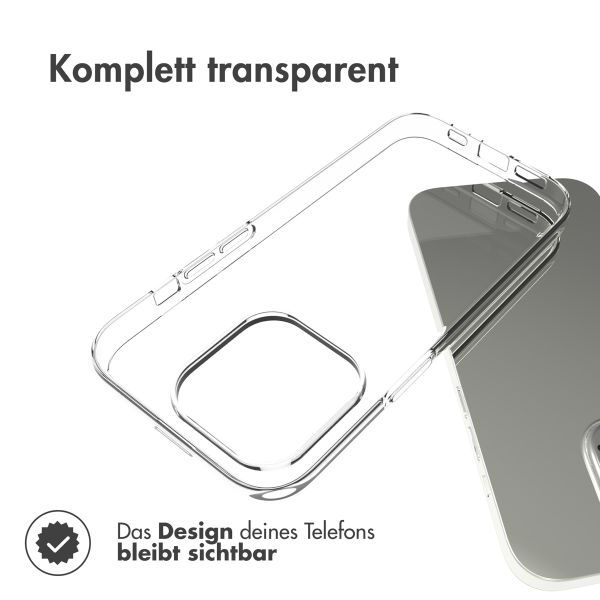 Accezz Clear TPU Backcover Apple iPhone 14 Pro - Transparent