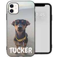 Gestalte deine eigene Apple iPhone 11 Gel Hülle - Schwarz