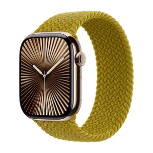 Apple Geflochtenes Solo Loop für  Apple Watch | 38/40/41/42 mm - Größe 5 - Chartreuse