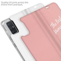 Gestalte deine eigene Compact Gel Klapphülle Samsung Galaxy A71 - Weiß