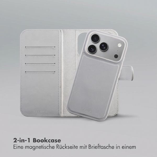 Accezz Edge abnehmbare Bookcase mit MagSafe Apple iPhone 18 Pro / 17 Pro - Grau