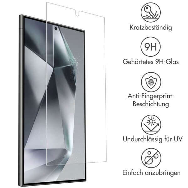 Accezz Displayschutz 2er-pack aus gehärtetem Glas Samsung Galaxy S24 Ultra