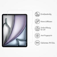 Accezz Schutzfolie aus gehärtetem Glas mit Applikator Apple iPad Pro 11 (2025) M5 / (2024) M4