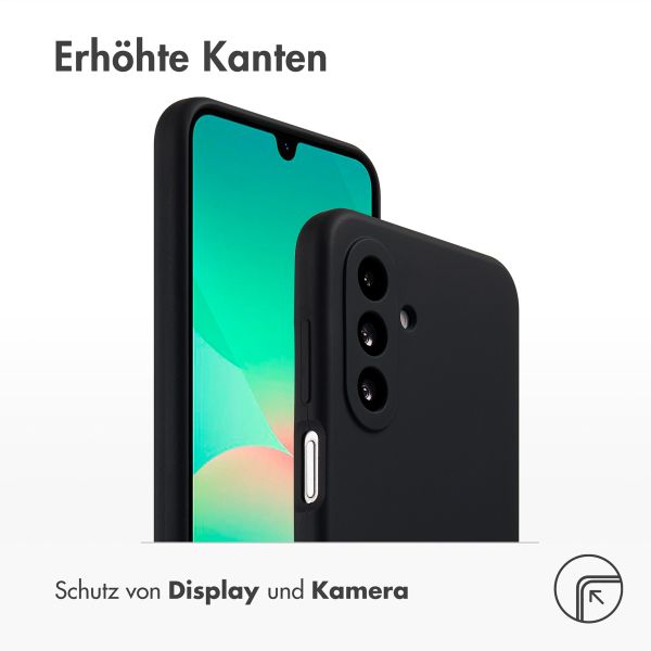 Accezz Liquid Silikoncase Samsung Galaxy A26 - Schwarz