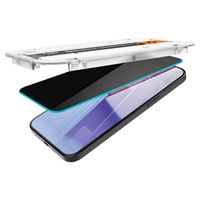 Spigen GLAStR Privacy EZ Fit Displayschutzfolie + Applicator - 2er-Pack Apple iPhone 15 Pro