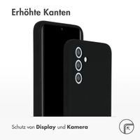 Accezz Liquid Silikoncase Samsung Galaxy A54 (5G) - Schwarz
