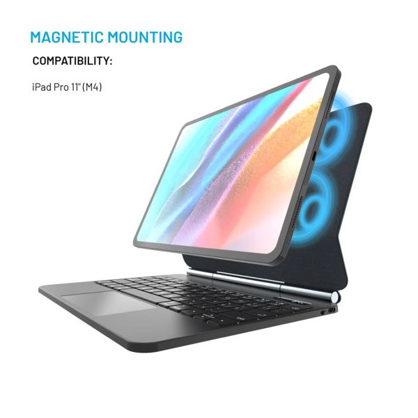 Fixed Typee Tastaturhülle Apple iPad Pro 11 (2025) M5 / (2024) M4 - QWERTY / NL - Schwarz