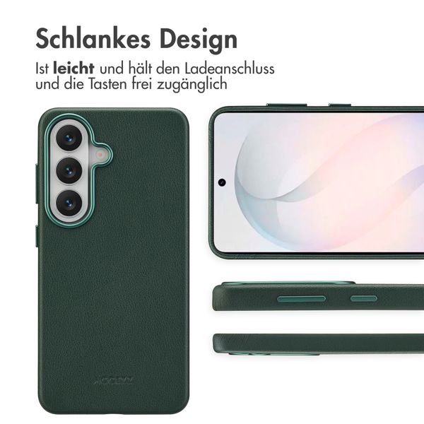 Accezz MagSafe Leather Backcover Samsung Galaxy S26 - Cedar Green
