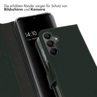 Selencia Echtleder Klapphülle Samsung Galaxy A15 (5G/4G) - Grün
