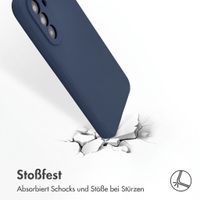 Accezz Liquid Silikoncase Samsung Galaxy A37 (5G) - Dunkelblau