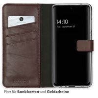 Selencia Echtleder Klapphülle Samsung Galaxy A52(s) (5G/4G) - Braun
