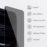 Accezz Sichtschutz-Schutzglas mit Applikator Apple iPhone 17 Pro