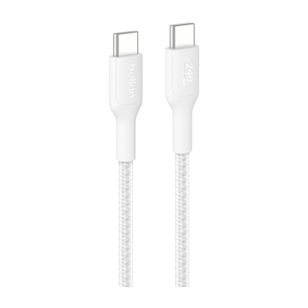 Belkin BoostCharge Pro Braided USB-C auf USB-C Kabel - 1 Meter - Weiß