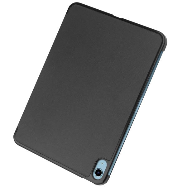 Accezz Trifold Klapphülle Apple iPad 11 (2025) 11 Zoll A16 / iPad 10 (2022) 10.9 Zoll - Schwarz