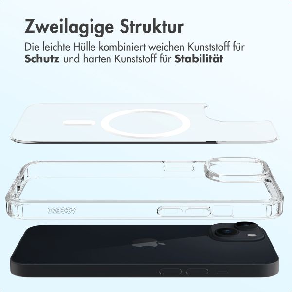 Accezz Xtreme Impact Backcover mit MagSafe Apple iPhone 13 - Transparent