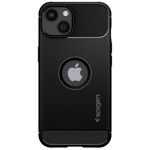Spigen Rugged Armor Case Apple iPhone 13 - Schwarz