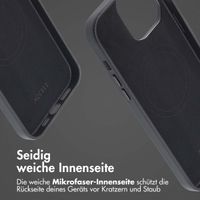 Accezz MagSafe Leather Backcover Apple iPhone 14 Pro Max - Onyx Black
