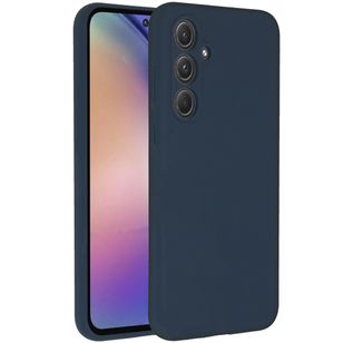 Accezz Liquid Silikoncase Samsung Galaxy A55 - Dunkelblau
