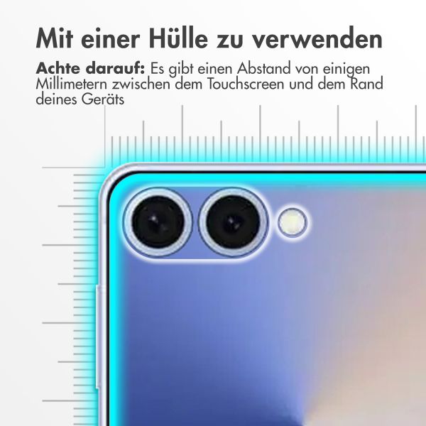 Accezz Screen Protector aus gehärtetem Glas Samsung Galaxy Z Flip 8 / Flip 7