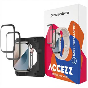 Accezz 2x Displayschutzfolie mit Applikator für die Apple Watch Series 10 / 11 / 12 - 46 mm