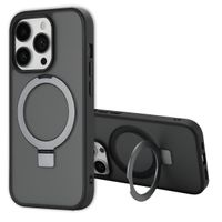 Accezz Ring Stand Backcover mit MagSafe Apple iPhone 14 Pro - Schwarz