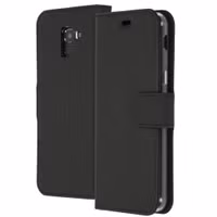 Accezz Wallet TPU Klapphülle Samsung Galaxy J6 - Schwarz