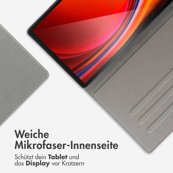 Accezz Classic Klapphülle Samsung Galaxy Tab S9 11.0 Zoll / S10 Lite / S10 FE / S9 FE 10.9 Zoll - Braun