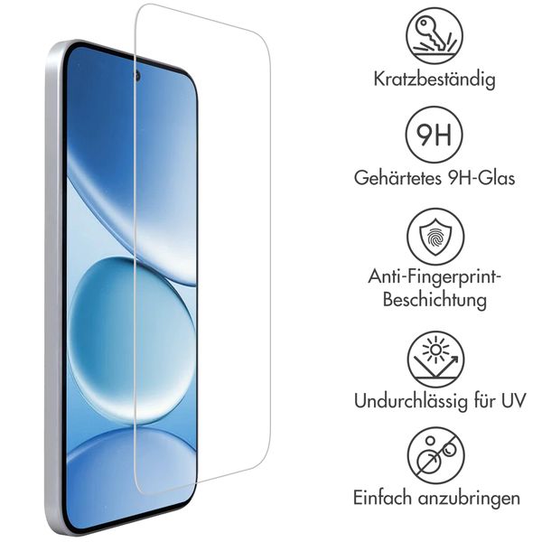 Accezz Screen Protector aus gehärtetem Glas Xiaomi Redmi Note 17 Pro / 17 Pro Max / 15 (5G)