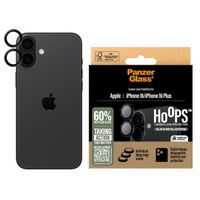 PanzerGlass Hoops Optic Rings Kameraschutz Apple iPhone 16 / 16 Plus - Schwarz