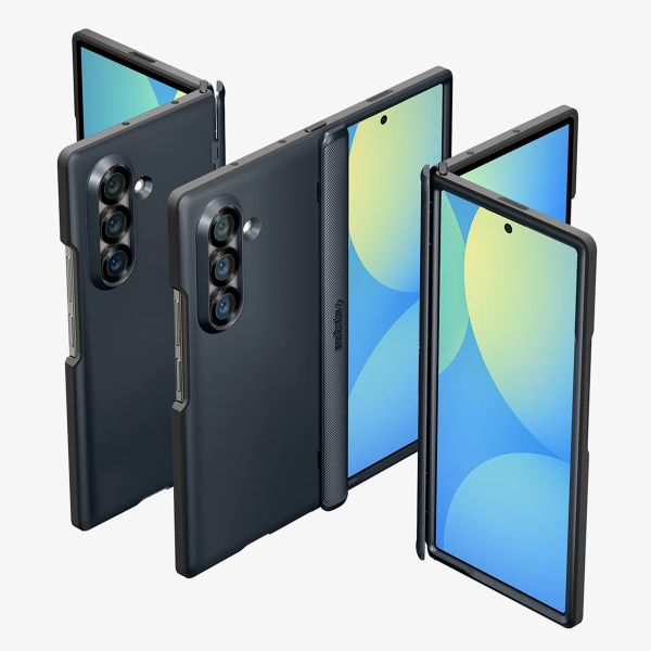 Spigen Slim Armor Pro MagFit Backcover Samsung Galaxy Z Fold 7 - Metal Slate