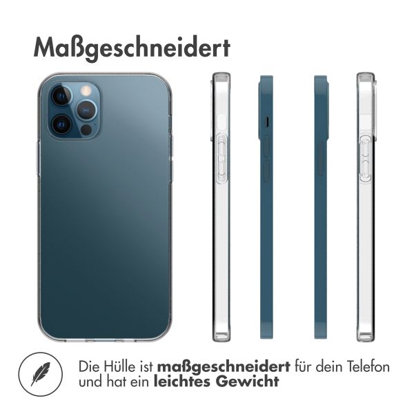 Accezz Clear TPU Backcover Apple iPhone 12 (Pro) - Transparent