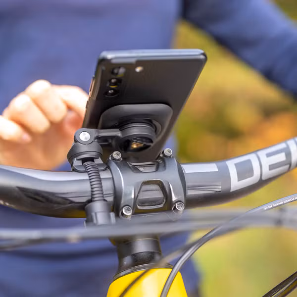 SP Connect Bike Bundle Universal Interface SPC+ Fahrrad-Handyhalterung - Adapter für SPC+ Zubehör - Schwarz