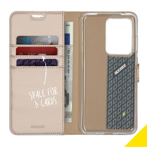 Accezz Wallet TPU Klapphülle Samsung Galaxy S20 Ultra - Gold