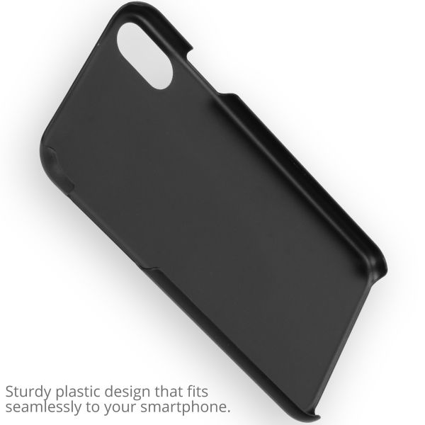 Gestalte deine eigene Hardcase Hülle Apple iPhone Xr - Schwarz