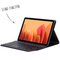 Accezz Bluetooth Keyboard Klapphülle Samsung Galaxy Tab A7 - QWERTY / NL - Schwarz
