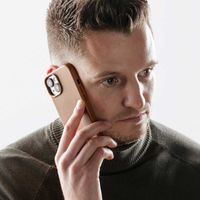Accezz MagSafe Leather Backcover Apple iPhone 13 Pro - Sienna Brown