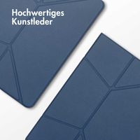 Accezz High Stand tablet case Apple iPad Air 11 Zoll (2026) M4 / (2025) M3 / (2024) M2 / Air 5 (2022) / Air 4 (2020) - Dunkelblau