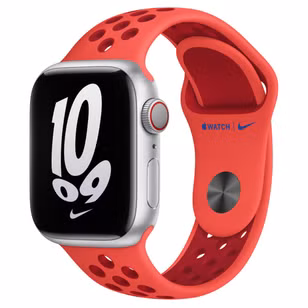 Apple Nike Sport Armband für  Apple Watch | 38/40/41/42 mm - Größe S/M/L - Bright Crimson / Gym Red