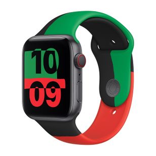 Apple Sport Armband für  Apple Watch | 44/45/46/49 mm - Größe S/M/L - Black Unity