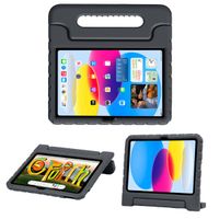 Accezz SchutzHülle mit Handgriff kindersicher Apple iPad 11 (2025) 11 Zoll A16 / iPad 10 (2022) 10.9 Zoll - Schwarz