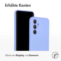 Accezz Liquid Silikoncase Samsung Galaxy A55 - Violett