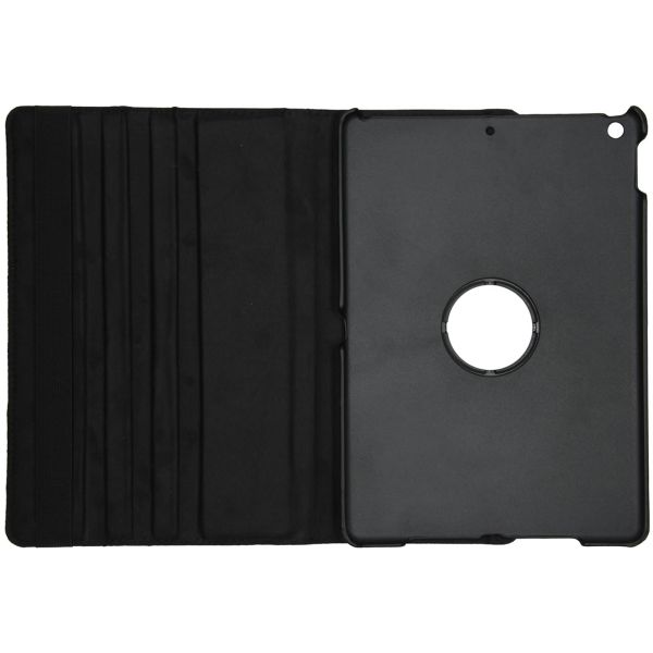 Accezz 360° drehbare Klapphülle Apple iPad 9 (2021) 10.2 Zoll / iPad 8 (2020) 10.2 Zoll / iPad 7 (2019) 10.2 Zoll - Schwarz