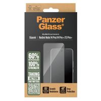 PanzerGlass Ultra-Wide Fit Antibakterieller Displayschutz Xiaomi Redmi Note 14 Pro (4G/5G) / 14 Pro Plus / 13 Pro Plus